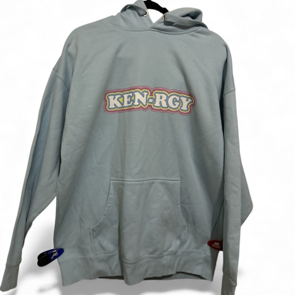 Barbie The Movie “KEN-RGY” Hoodie | Light Blue | Unisex 2XL